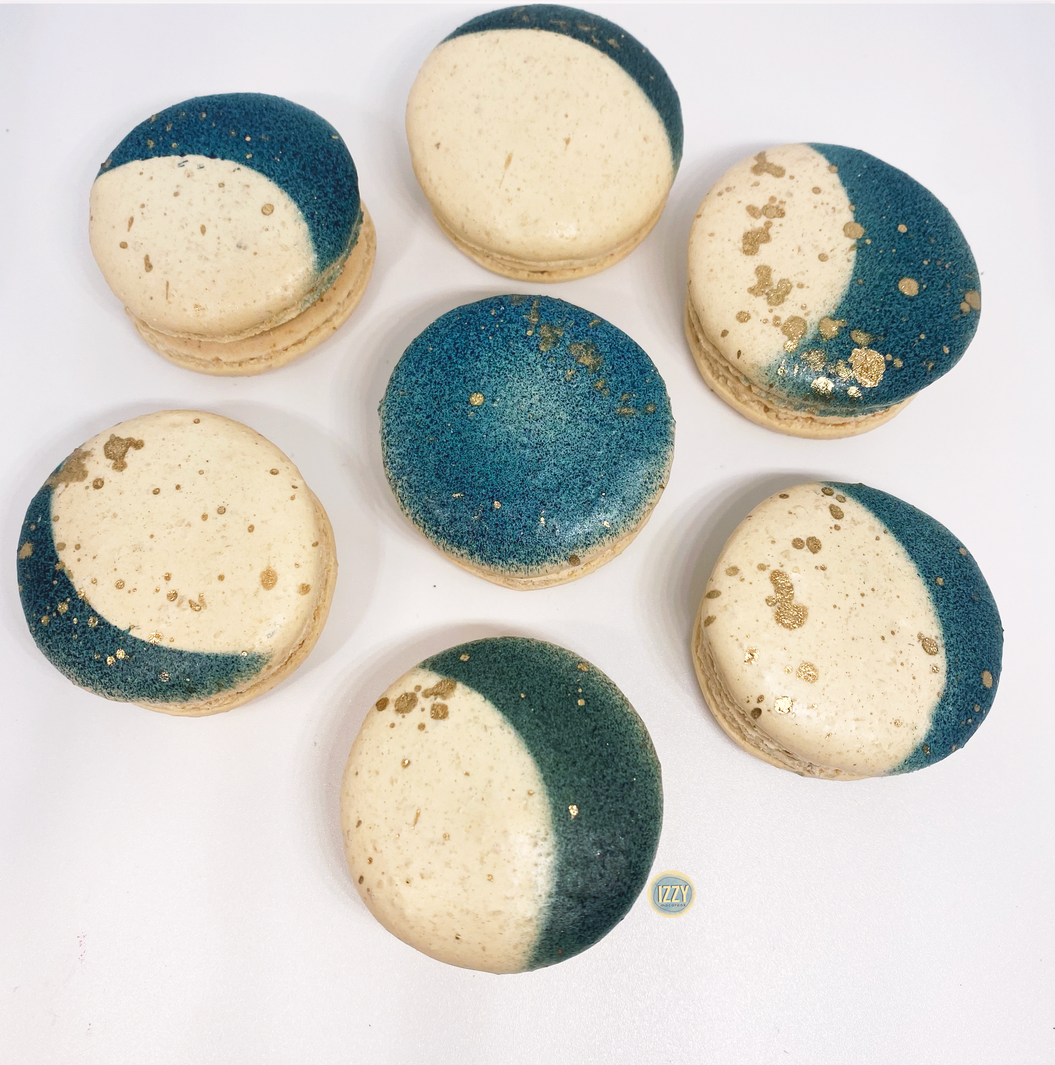 Moon Phases Macarons - Izzy Macarons