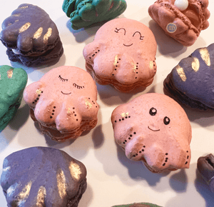 Octopus Macarons - Izzy Macarons