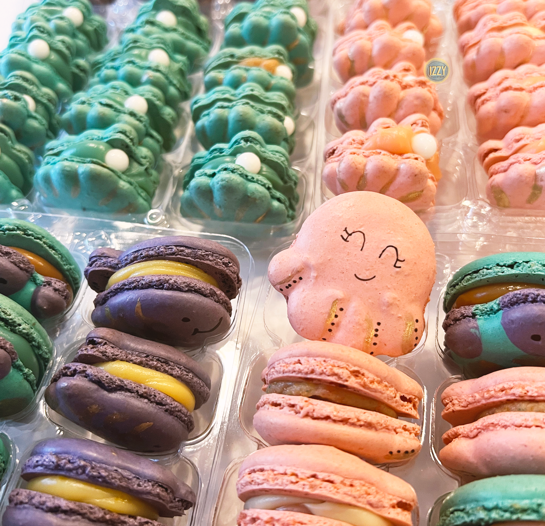 Octopus Macarons - Izzy Macarons