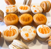 Load image into Gallery viewer, Pumpkin Spice Cheesecake French Macarons - Izzy Macarons