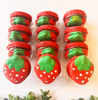 Load image into Gallery viewer, Strawberry Shaped Macarons - Izzy Macarons